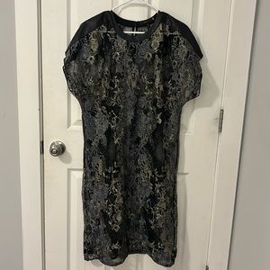 BCBG MaxAzria Sheer Dress: size 10